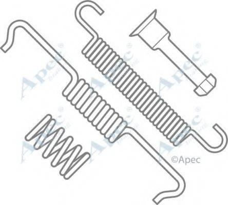 APEC BRAKING KIT999 Комплектуючі, гальмівна колодка