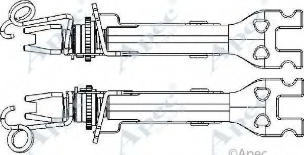 APEC BRAKING ADB3005 Система тяг та важелів, гальмівна система
