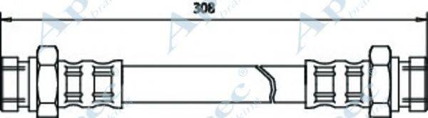 APEC BRAKING HOS3069 Гальмівний шланг