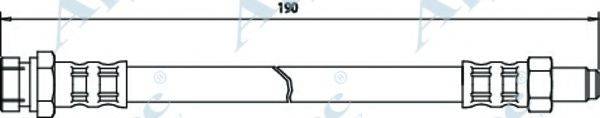 APEC BRAKING HOS3146 Гальмівний шланг