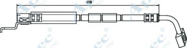 APEC BRAKING HOS3175 Гальмівний шланг