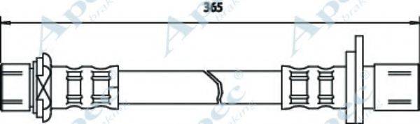APEC BRAKING HOS3210 Гальмівний шланг