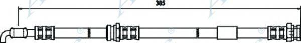 APEC BRAKING HOS3382 Гальмівний шланг