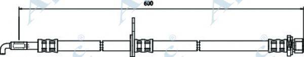 APEC BRAKING HOS3527 Гальмівний шланг