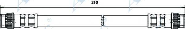 APEC BRAKING HOS3568 Гальмівний шланг