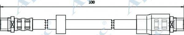 APEC BRAKING HOS3752 Гальмівний шланг