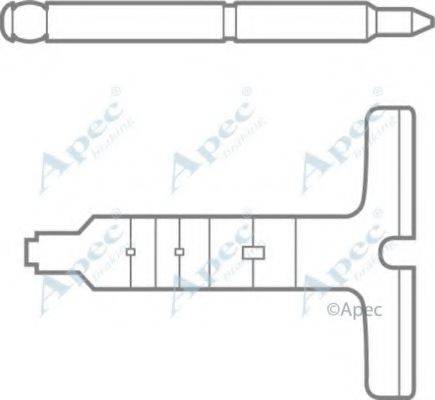 APEC BRAKING KIT1097 Комплектуючі, гальмівні колодки