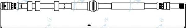 APEC BRAKING HOS3842 Гальмівний шланг