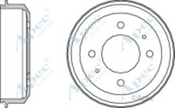 APEC BRAKING DRM9171 Гальмівний барабан