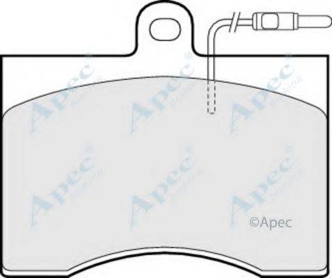 APEC BRAKING PAD618 Комплект гальмівних колодок, дискове гальмо