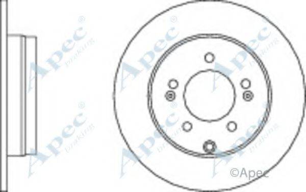 APEC BRAKING DSK3017 гальмівний диск