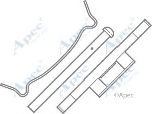 APEC BRAKING KIT226 Комплектуючі, гальмівні колодки