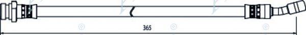 APEC BRAKING HOS4024 Гальмівний шланг