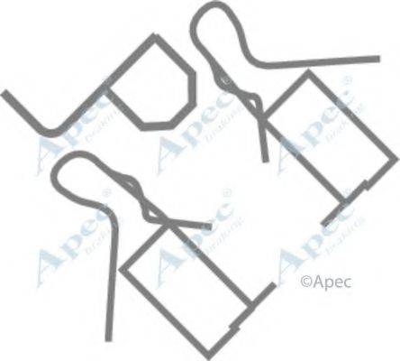 APEC BRAKING KIT273 Комплектуючі, гальмівні колодки