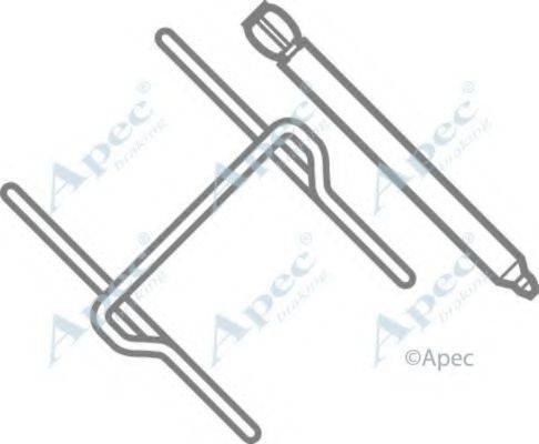 APEC BRAKING KIT292 Комплектуючі, гальмівні колодки