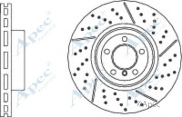 APEC BRAKING DSK3106 гальмівний диск