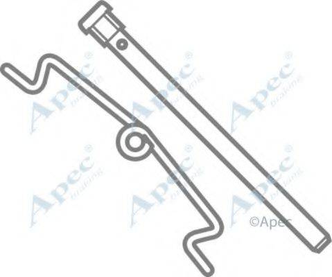 APEC BRAKING KIT301 Комплектуючі, гальмівні колодки