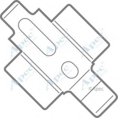 APEC BRAKING KIT305 Комплектуючі, гальмівні колодки
