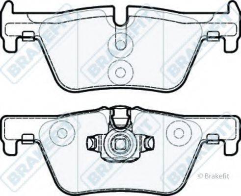 APEC BRAKING PD3286 Комплект гальмівних колодок, дискове гальмо