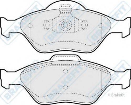 APEC BRAKING PD3048 Комплект гальмівних колодок, дискове гальмо