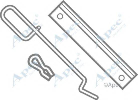 APEC BRAKING KIT319 Комплектуючі, гальмівні колодки