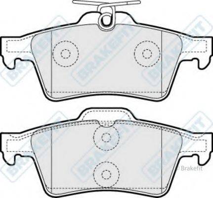 APEC BRAKING PD3061 Комплект гальмівних колодок, дискове гальмо