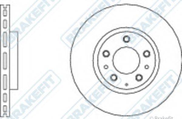 APEC BRAKING DK6123 гальмівний диск