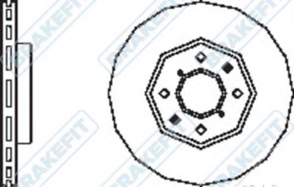 APEC BRAKING DK6139 гальмівний диск