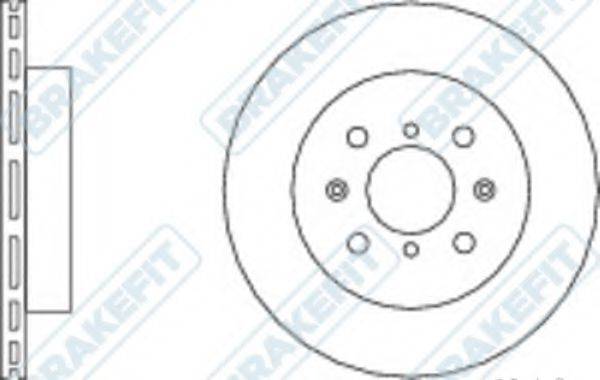 APEC BRAKING DK6167 гальмівний диск