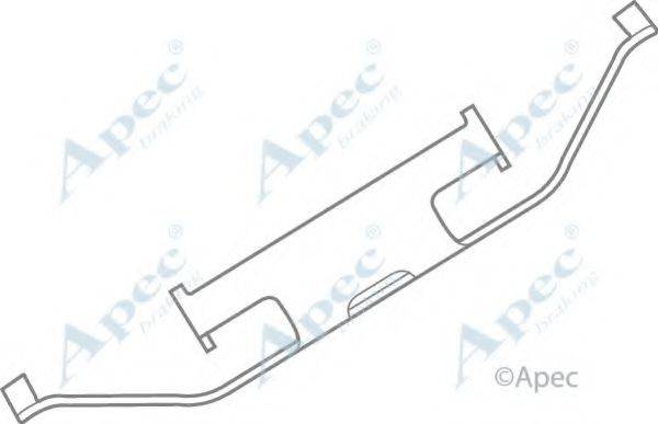 APEC BRAKING KIT512 Комплектуючі, гальмівні колодки