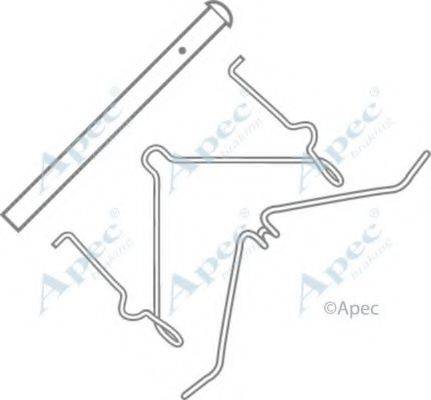 APEC BRAKING KIT520 Комплектуючі, гальмівні колодки