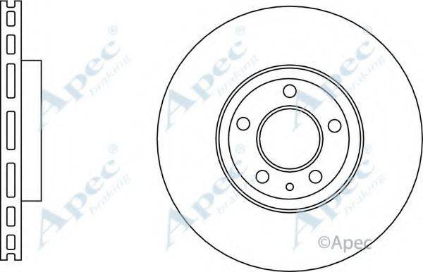 APEC BRAKING DSK3119 гальмівний диск