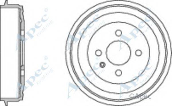 APEC BRAKING DRM9509 Гальмівний барабан