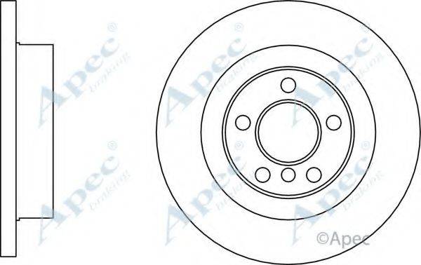 APEC BRAKING DSK3158 гальмівний диск