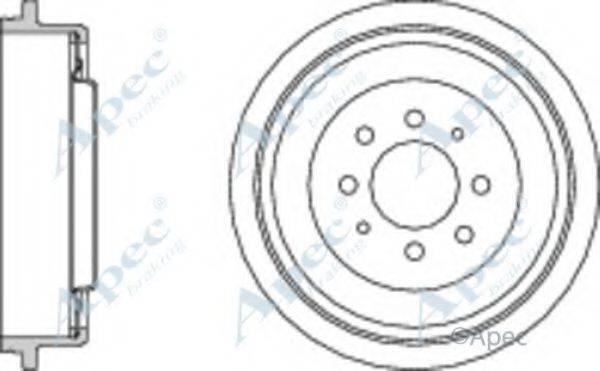 APEC BRAKING DRM9511 Гальмівний барабан