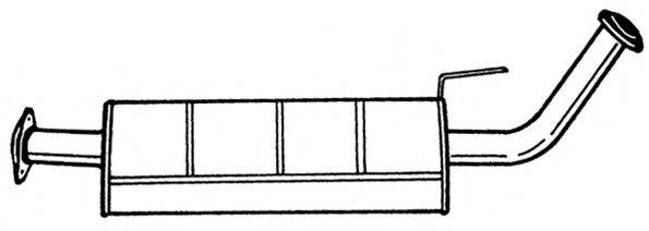 SIGAM 38412 Середній глушник вихлопних газів