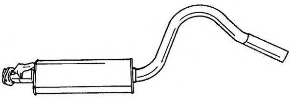 SIGAM 40459 Середній глушник вихлопних газів