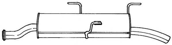 SIGAM 45649 Глушник вихлопних газів кінцевий