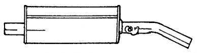 SIGAM 50613 Глушник вихлопних газів кінцевий