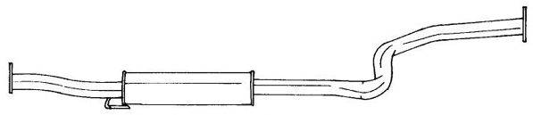 SIGAM 65441 Середній глушник вихлопних газів