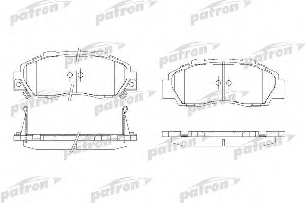 PATRON PBP905 Комплект гальмівних колодок, дискове гальмо