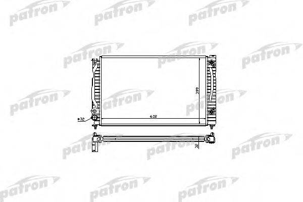 PATRON PRS3018 Радіатор, охолодження двигуна