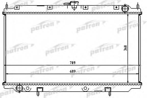 PATRON PRS3490 Радіатор, охолодження двигуна