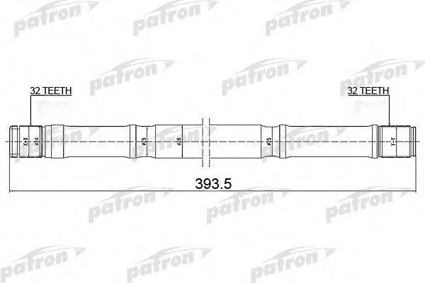 PATRON SR20LH Приводний вал