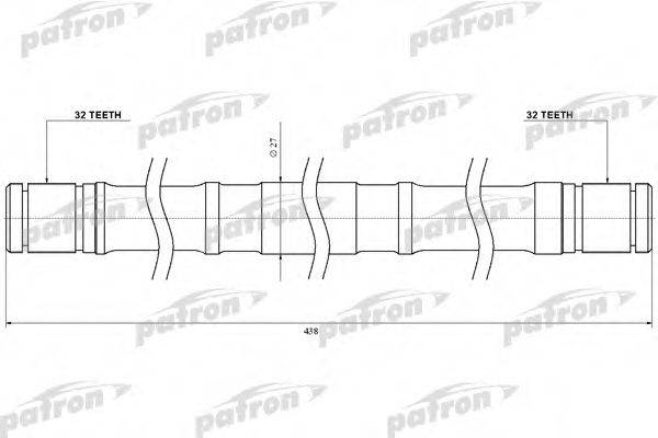 PATRON SR20RH Приводний вал