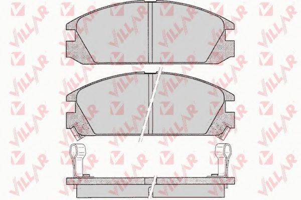 VILLAR 6260073 Комплект гальмівних колодок, дискове гальмо