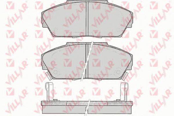 VILLAR 6260080 Комплект гальмівних колодок, дискове гальмо