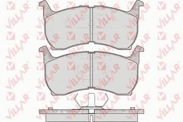 VILLAR 6260368 Комплект гальмівних колодок, дискове гальмо