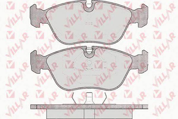 VILLAR 6260436 Комплект гальмівних колодок, дискове гальмо