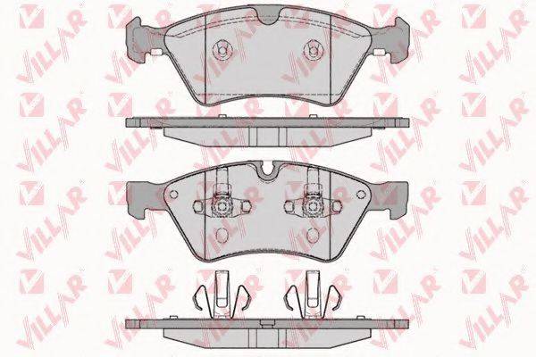 VILLAR 6261253 Комплект гальмівних колодок, дискове гальмо
